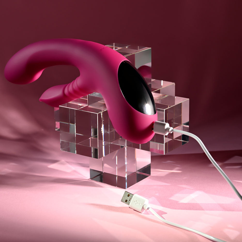 Evolved Gentle Persuasion - Pink Rechargeable Rabbit Vibrator