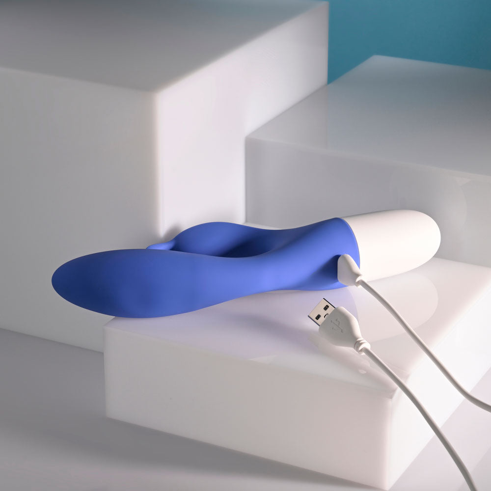 Evolved Funny Bunny Rabbit Vibrator - Blue