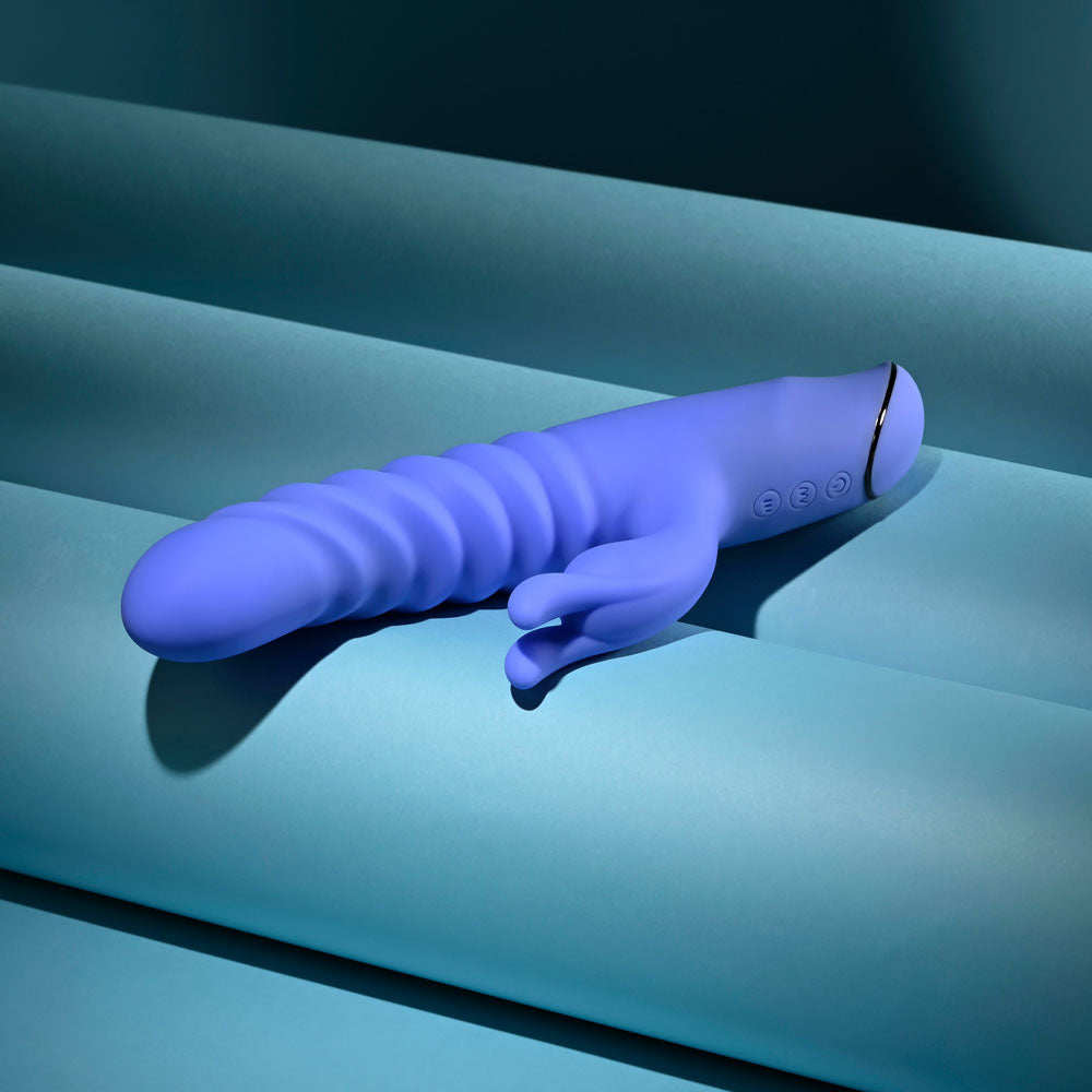 Evolved Knock Knock - Purple Rabbit Vibrator with Flicking Head