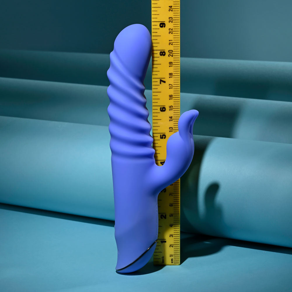 Evolved Knock Knock - Purple Rabbit Vibrator with Flicking Head