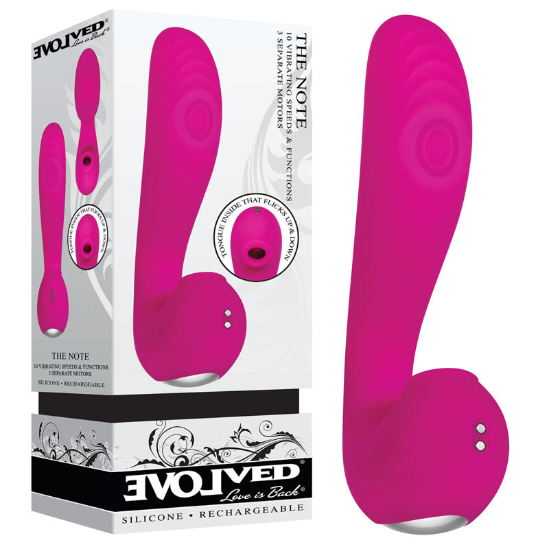Evolved The Note - G Flicking Clit Stim Vibrator