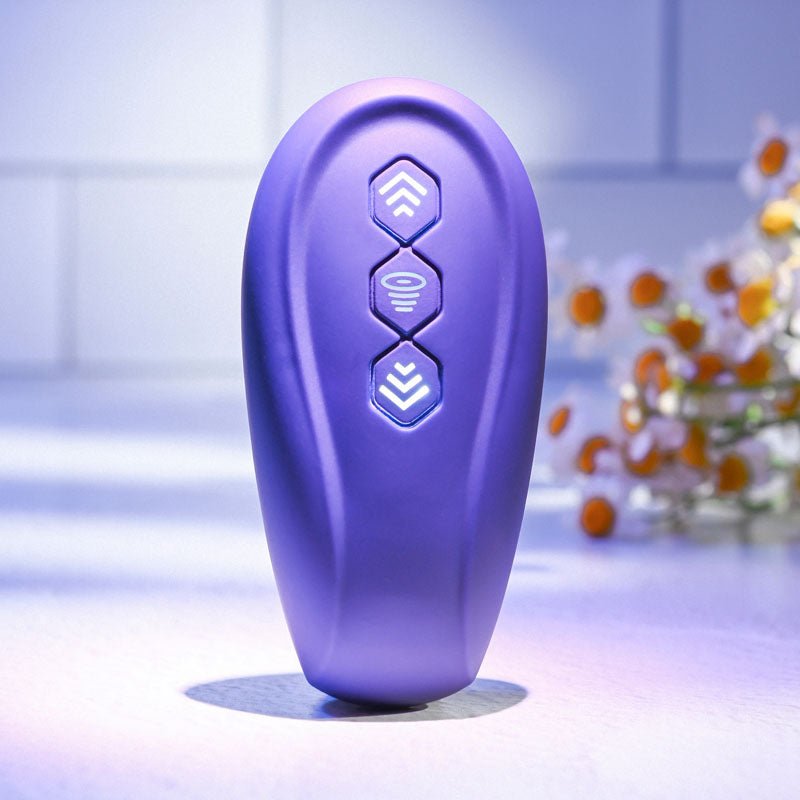 Evolved 2 Become 1 - Strapless Strap-On with Remote Control- Purple