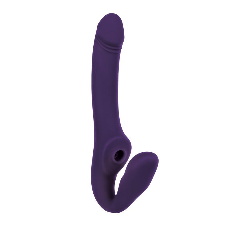 Evolved 2 Become 1 - Strapless Strap-On with Remote Control- Purple