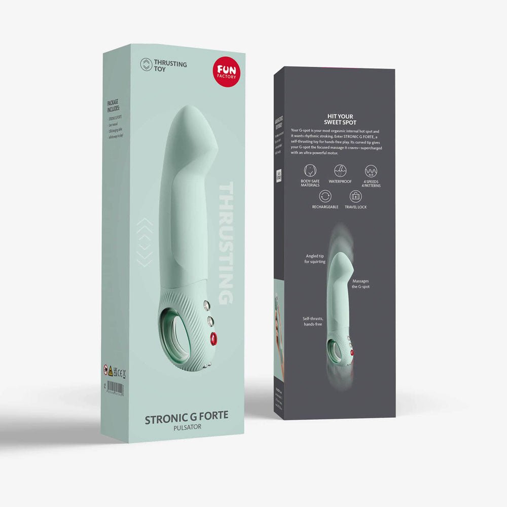 Fun Factory Stronic G Forte Pulsator Vibrator -- Sage Green