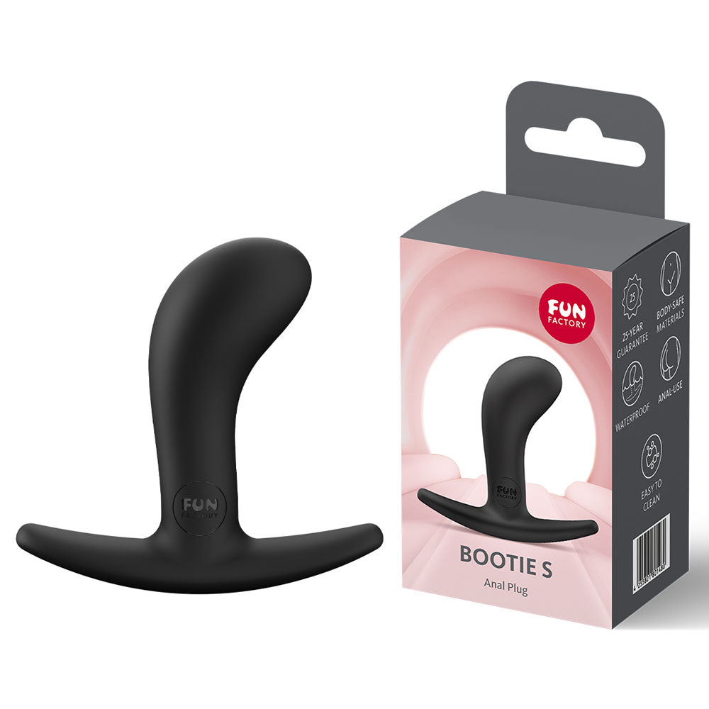 Fun Factory Bootie S - Small Butt Plug - Black