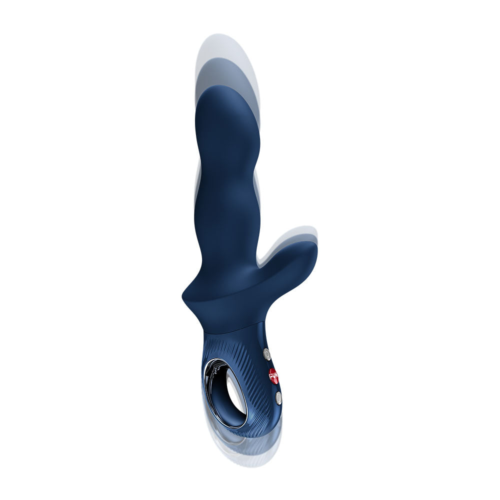 Fun Factory Bi Stronic Crave Thrusting Rabbit Vibrator - Nightblue