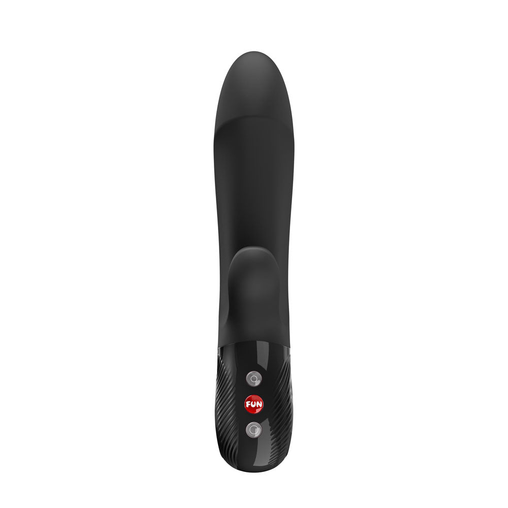 Fun Factory Bi Stronic Embrace Thrusting Rabbit Vibrator - Black