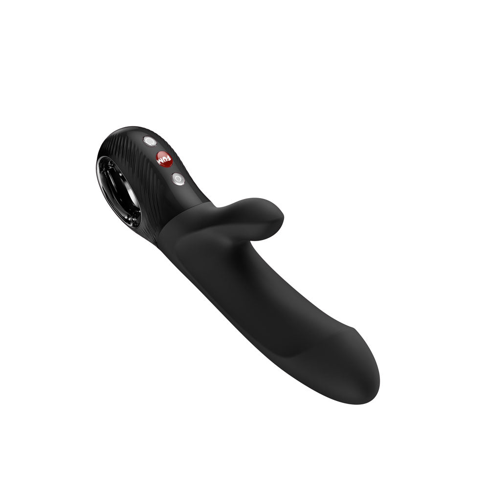 Fun Factory Bi Stronic Embrace Thrusting Rabbit Vibrator - Black
