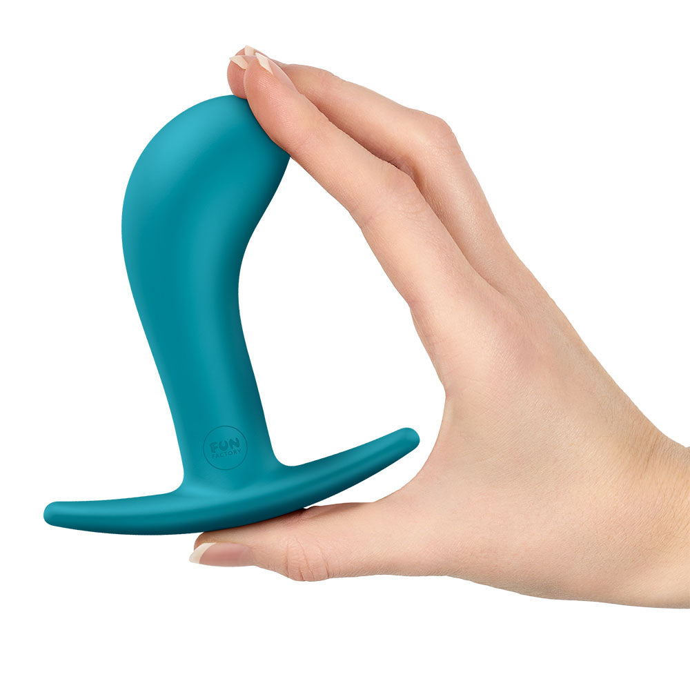 Fun Factory Bootie L - Large Anal Plug - Aquamarine