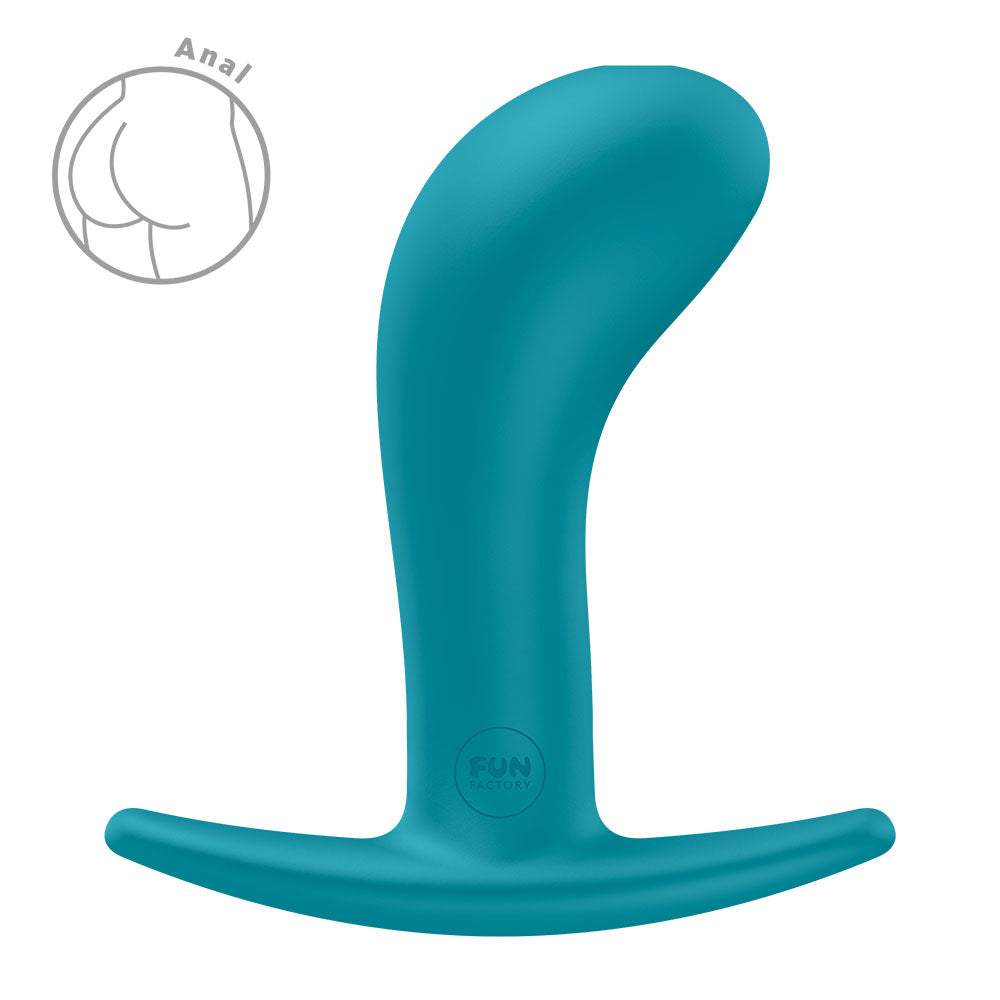 Fun Factory Bootie L - Large Anal Plug - Aquamarine