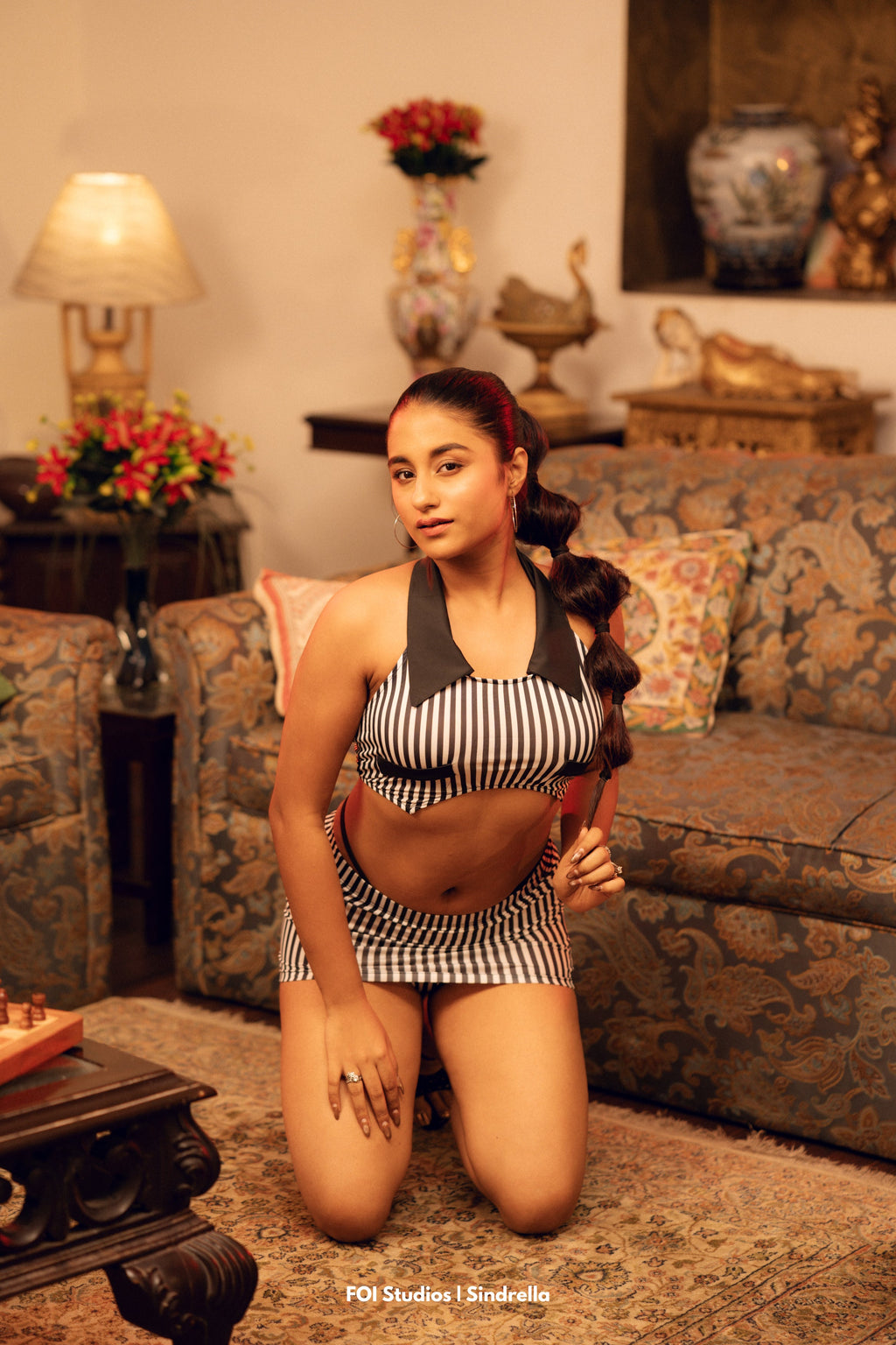 Turn The Night Into Your Runway – 3 Piece Set with Skirt & Panty