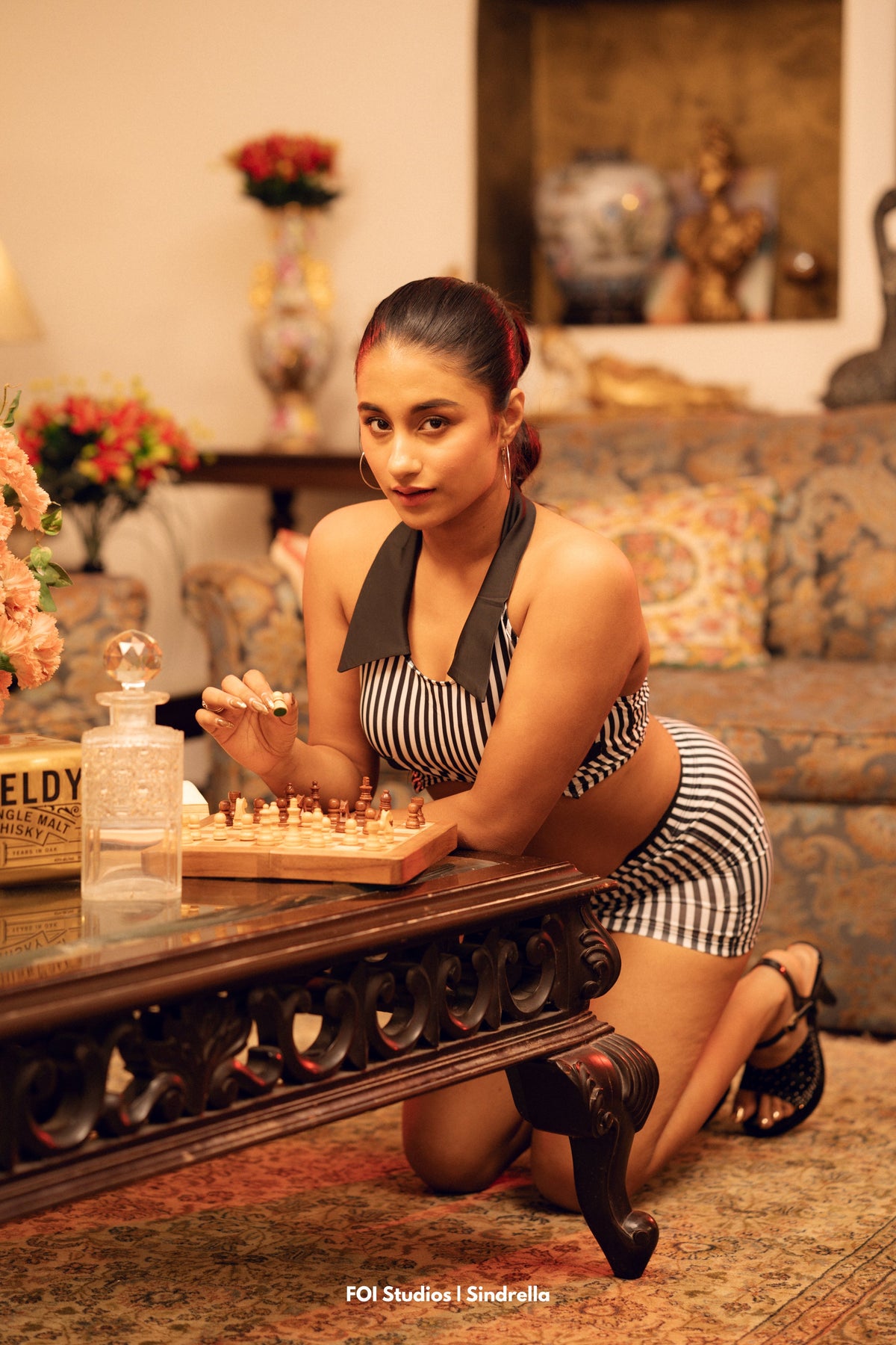 Turn The Night Into Your Runway – 3 Piece Set with Skirt & Panty