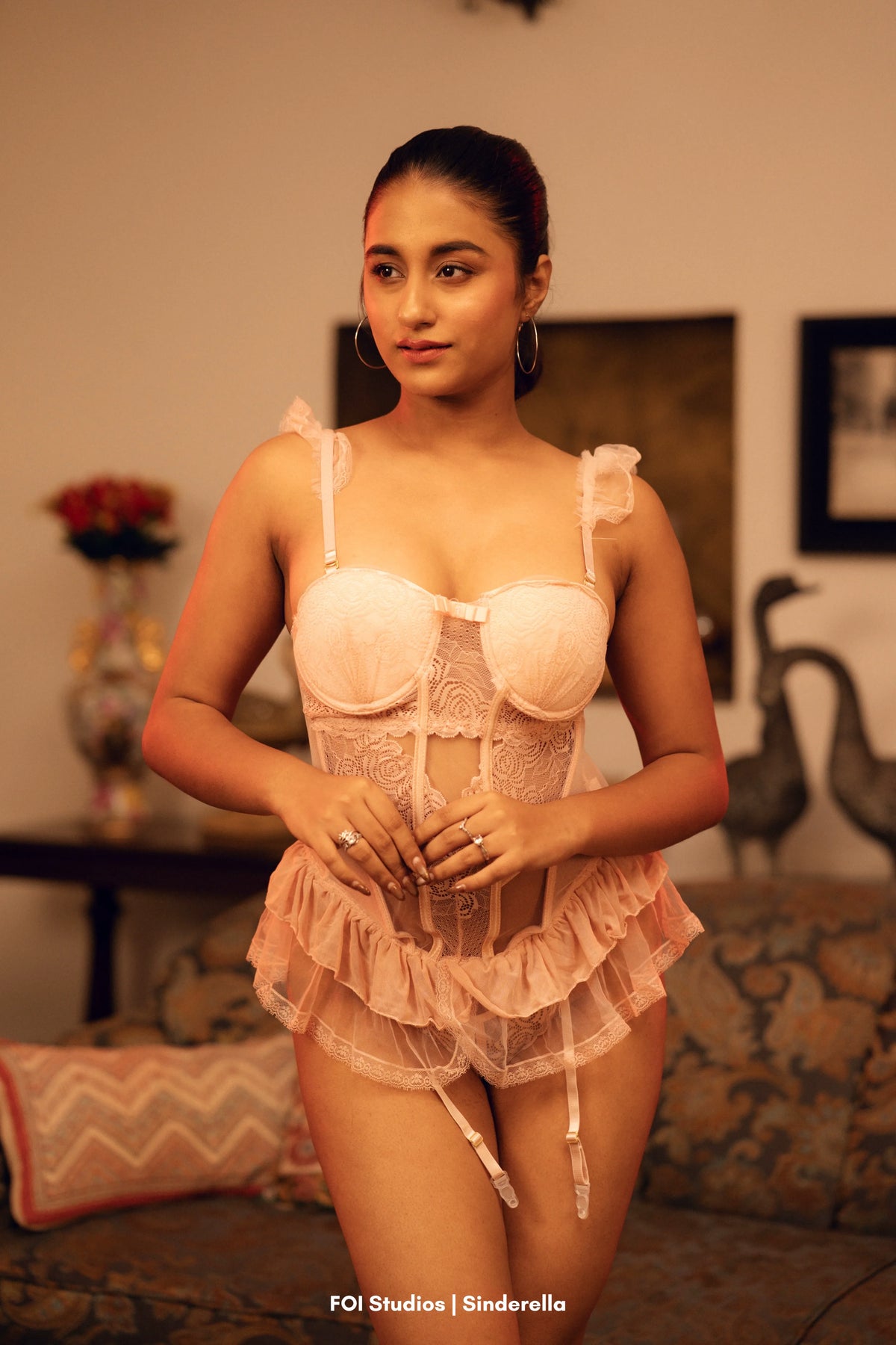 Make Every Entrance Unforgettable – 3 Piece Set with Panty & Garters