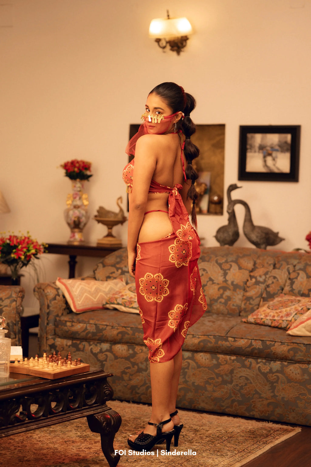 Dance Your Way Into His Fantasy – 4 Piece Set with Skirt, Panty & Mask