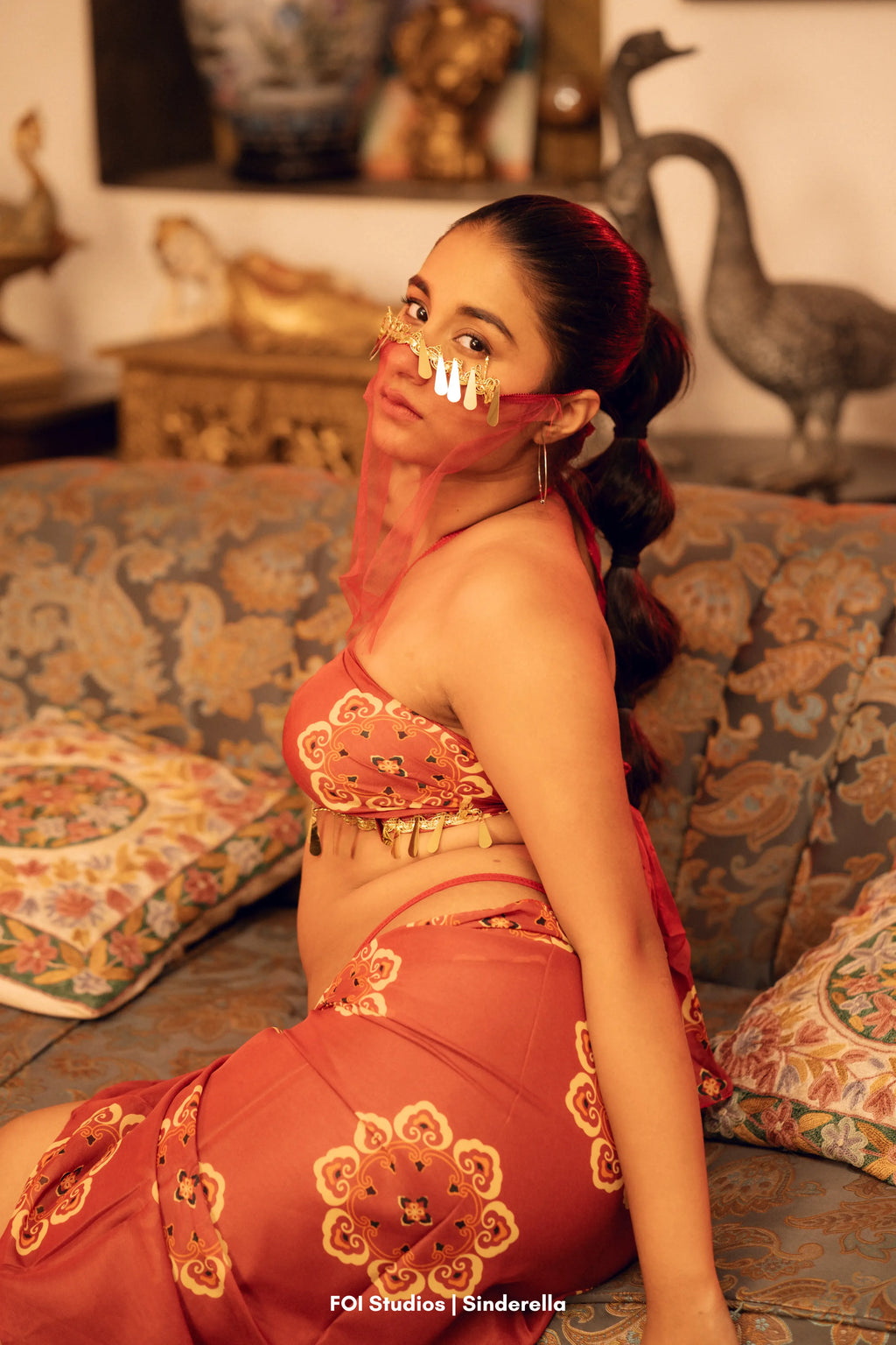 Dance Your Way Into His Fantasy – 4 Piece Set with Skirt, Panty & Mask