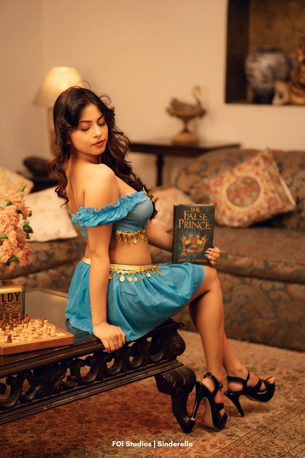 Grant His Favourite Wish Tonight – 3 Piece Set with Skirt & Panty