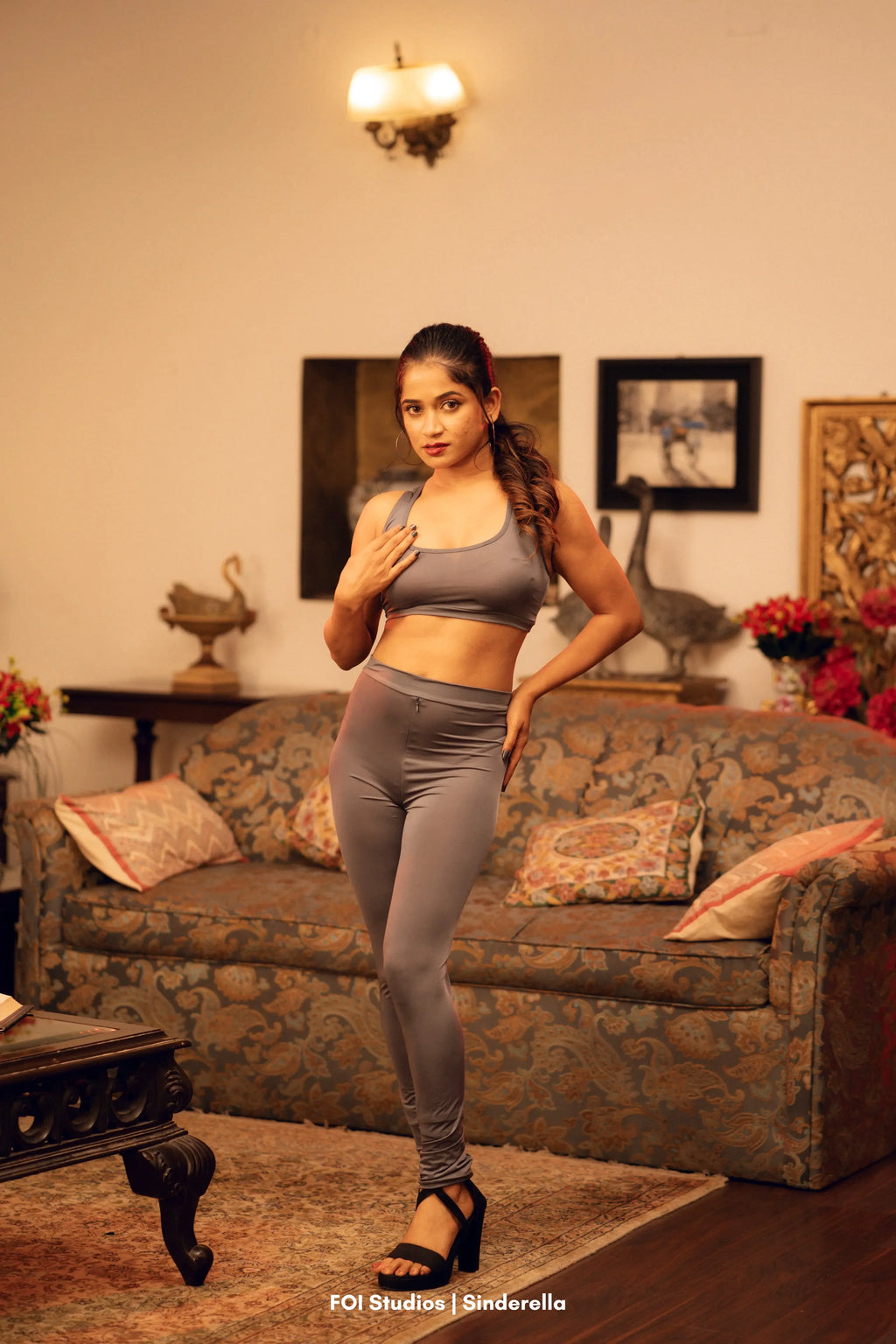Be His Favourite Workout Distraction – 2 Piece Set with Top and Pants