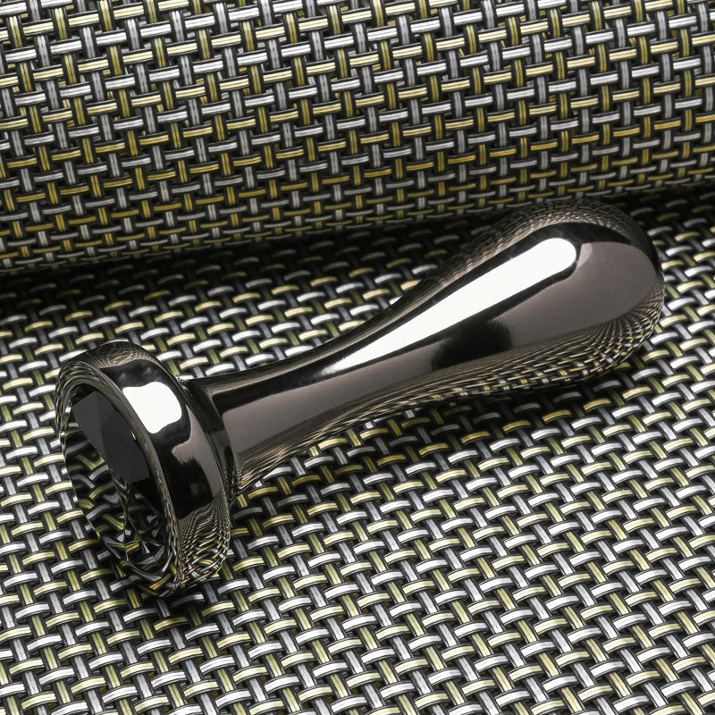 Gender X Black Pearl - Butt Plug with Black Gem Base