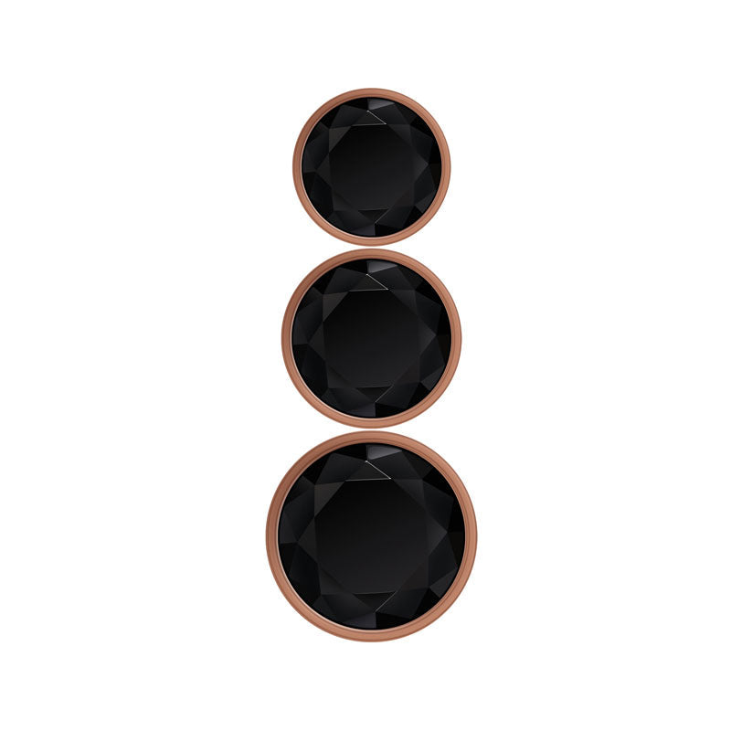 Gender X Gold Digger Set - Rose Gold Butt Plugs - Set of 3 Sizes