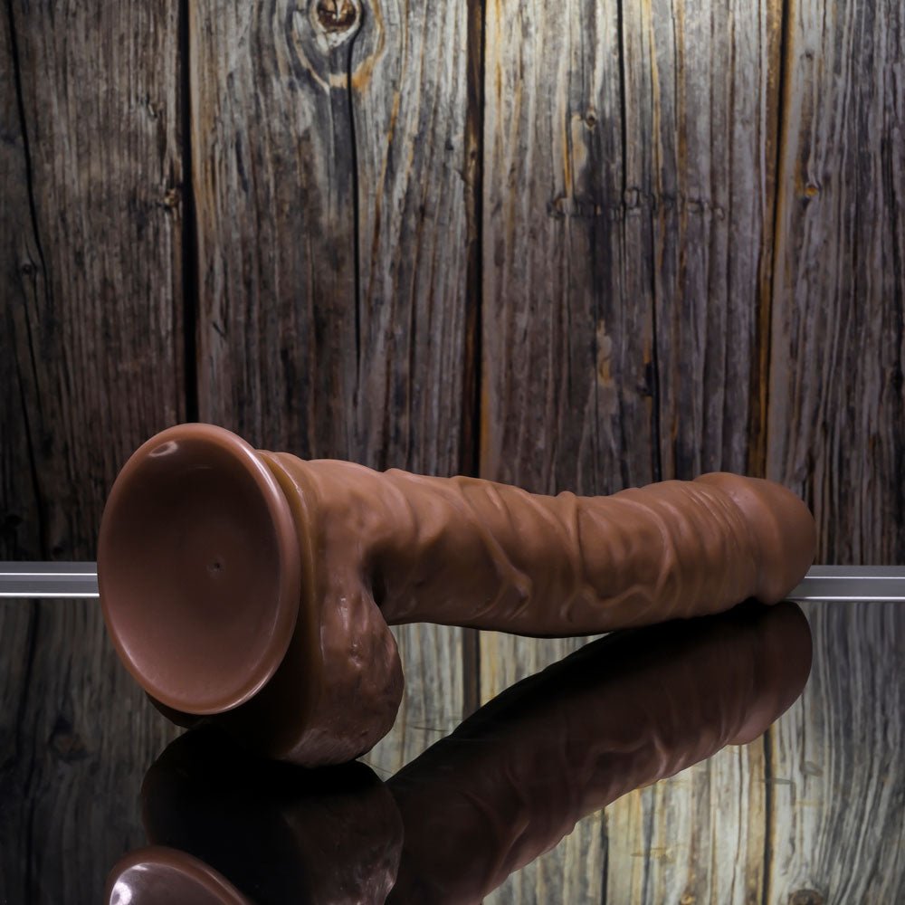 Gender X 10 Inch Flexskin Poseable True Feel Dong - Brown