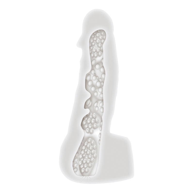 Gender X Stroke N  Poke - Clear 20cm Stroker Dong