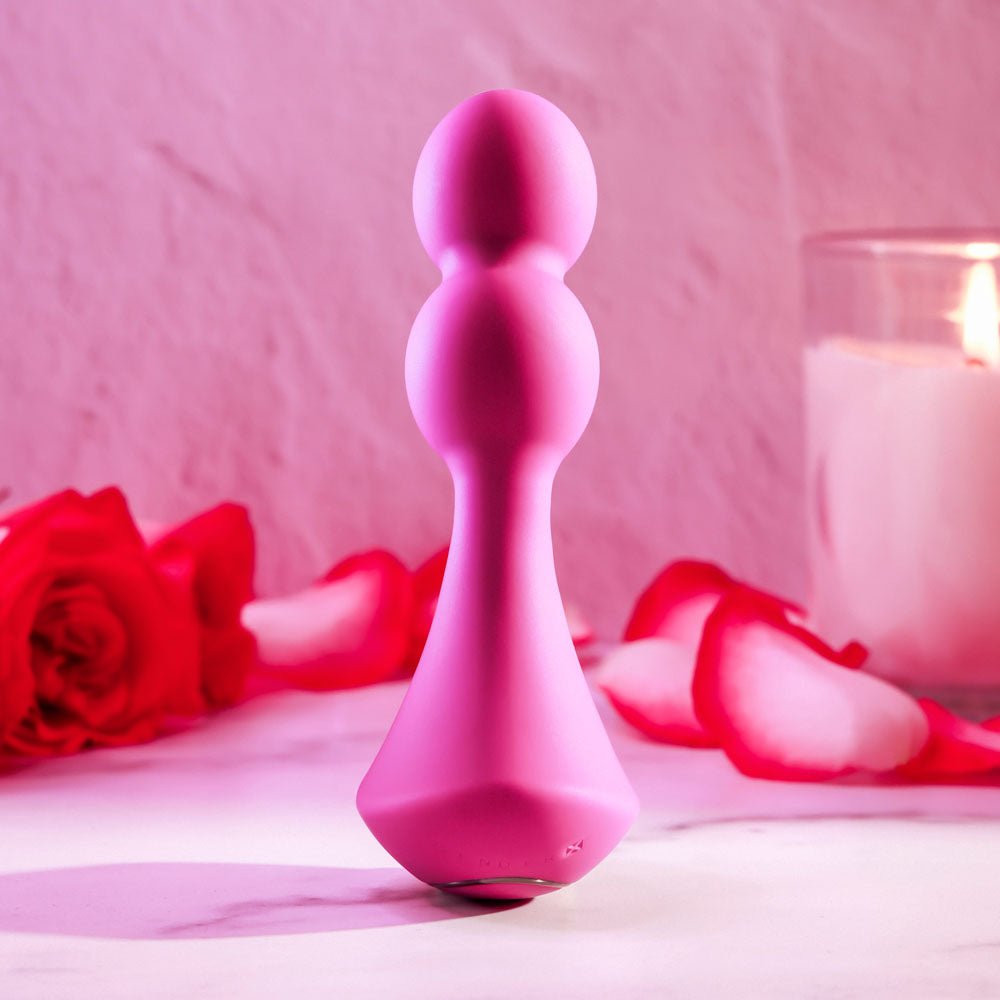 Gender X Ball Game - Vibrating Butt Plug - Pink