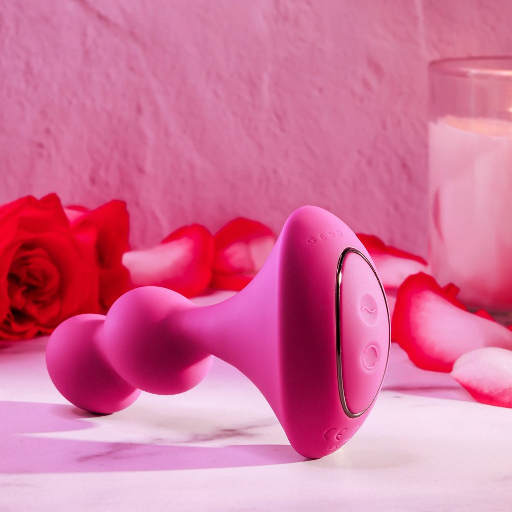 Gender X Ball Game - Vibrating Butt Plug - Pink