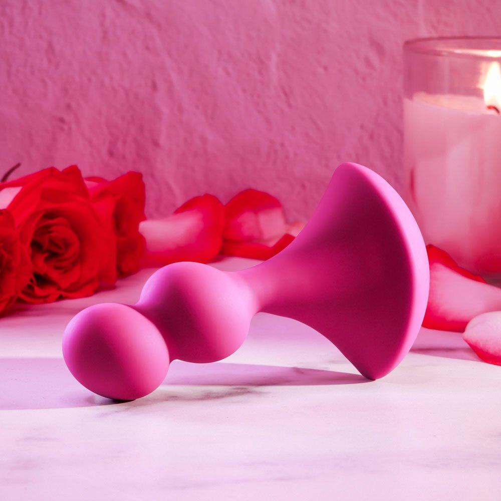 Gender X Ball Game - Vibrating Butt Plug - Pink