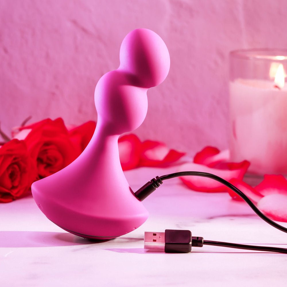 Gender X Ball Game - Vibrating Butt Plug - Pink