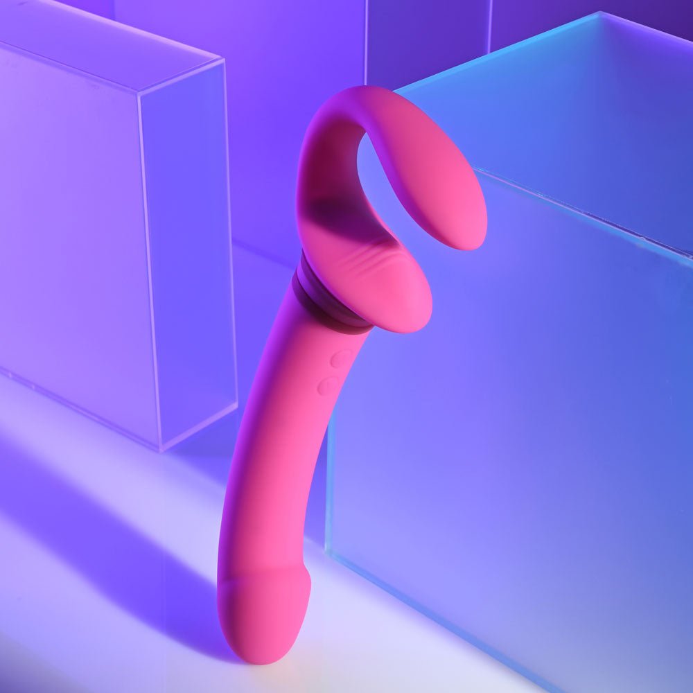 Gender X Sharing Is Caring Strapless Dildo - Pink