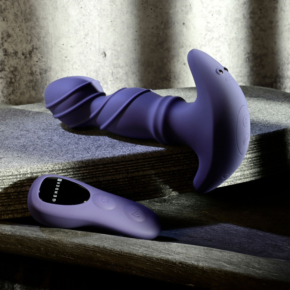 Gender X Ring It - Vibrator with Wireless Remote - Purple