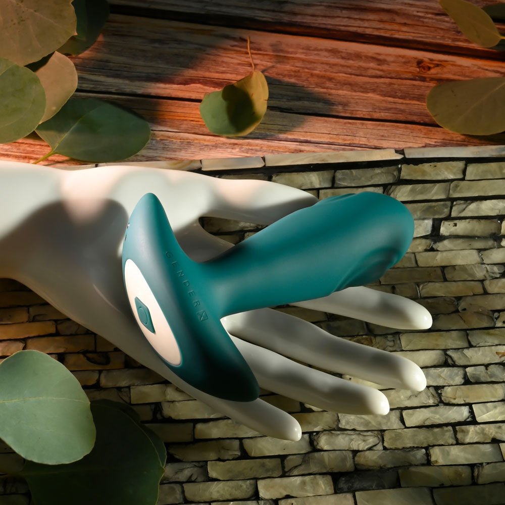 Gender X Tunnel Tapper - Butt Plug With Remote - Teal