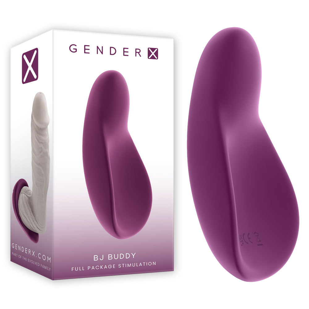Gender X BJ Buddy - Purple Vibrating Unisex Stimulator