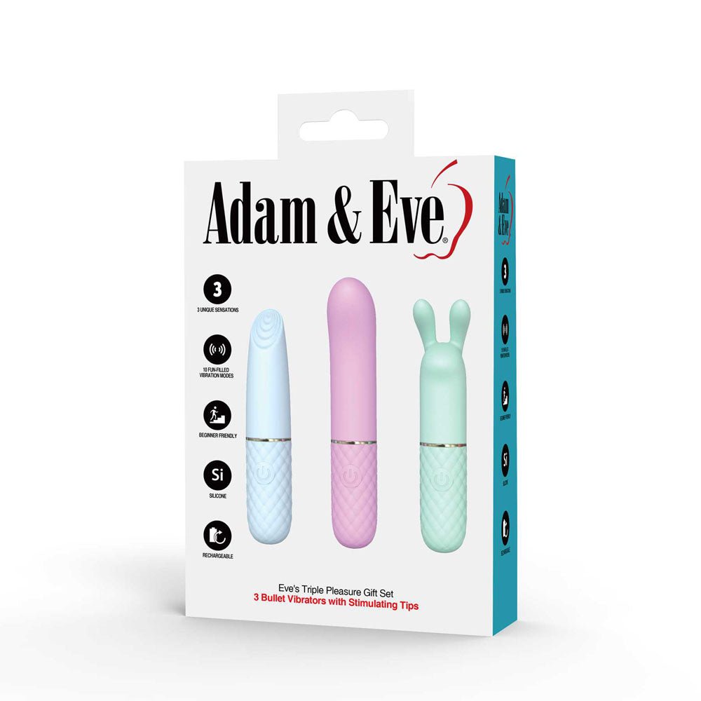 Adam & Eve Triple Pleasures Vibrators Set