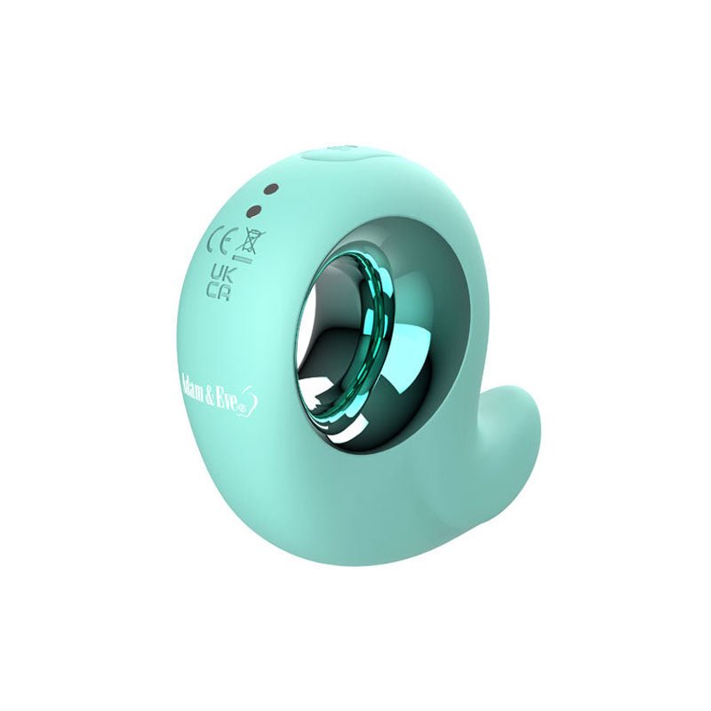 Adam & Eve Curvey Cutie Pleasure Combo Stimulator - Teal