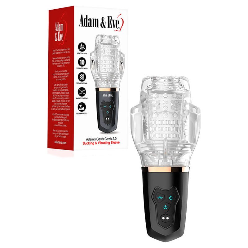 Adam & Eve Adam's Gawk Gawk 2.0 - Rotating & Vibrating Masturbator
