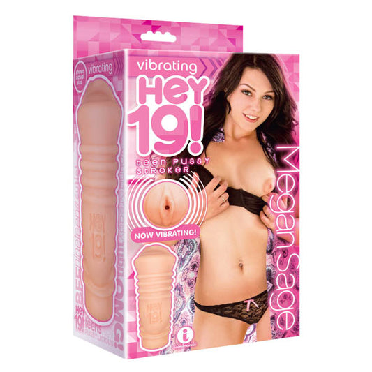 Hey 19! Megan Sage - Vibrating Vagina Masturbator