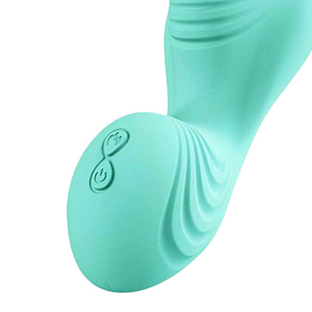 Adam & Eve The Wave Rider - Triple Grinder Pad with Remote - Teal