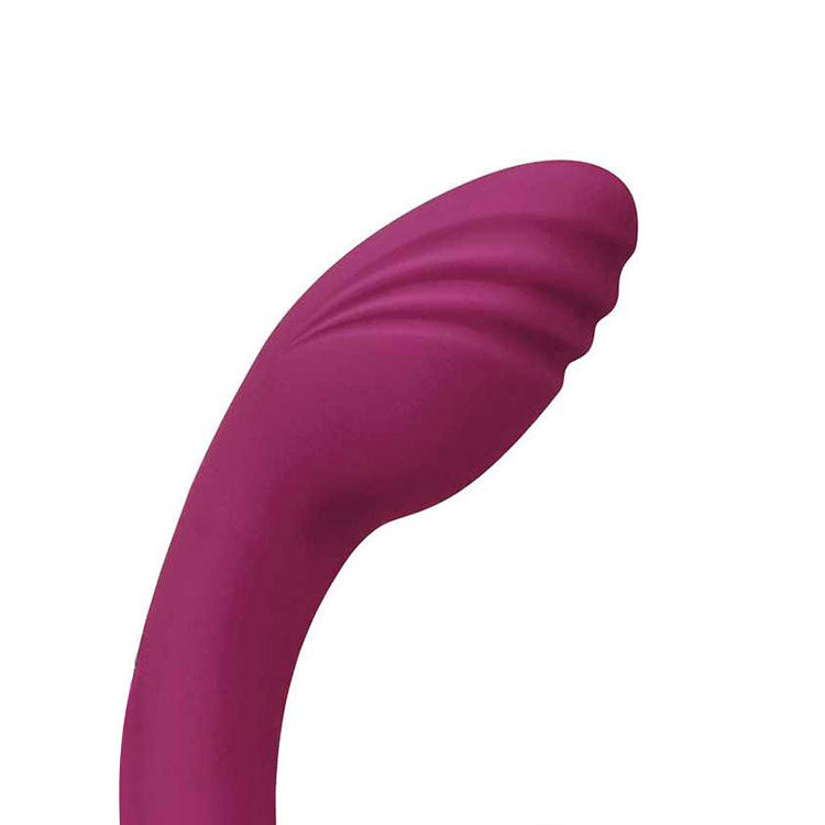 Adam & Eve Rose Gold Clit Tickler Rabbit Vibrator - Red