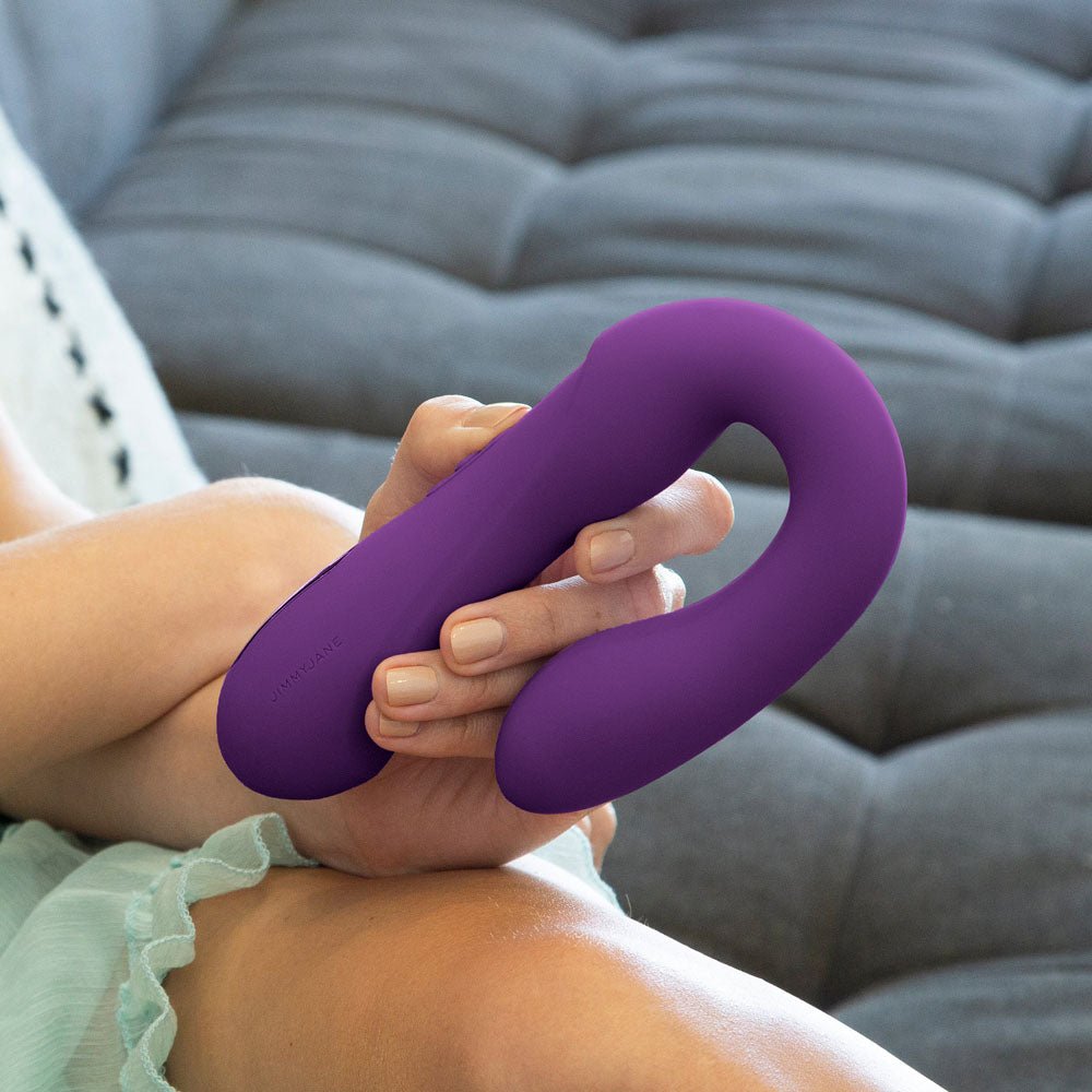 JimmyJane Reflexx Rabbit 1 - Dual Stim Plus Warming - Purple
