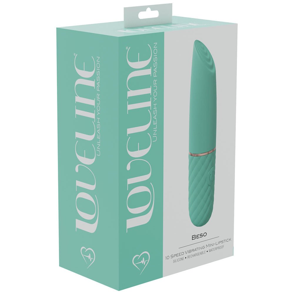 Loveline Beso - Mini Lipstick Vibrator - Green
