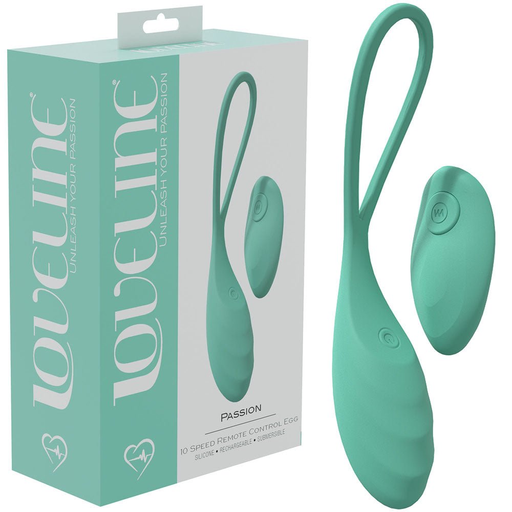 Loveline Passion - Vibrating Egg with Wireless Remote Control - Green