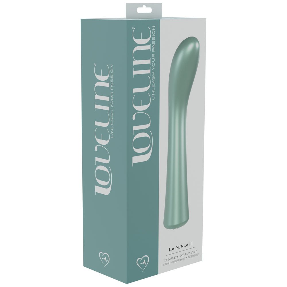 Loveline La Perla III Vibrator - Pearlescent Green