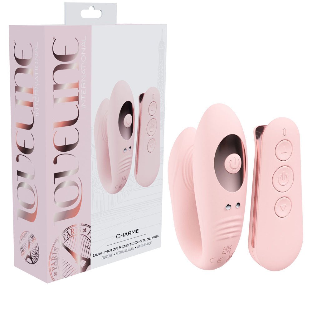 Loveline Charme - Dual Motor G-Spot Vibrator with Remote - Pink