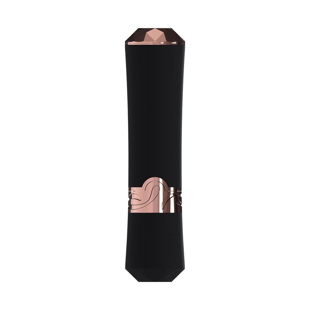 Loveline Dahlia Lipstick Vibrator - Black/Red