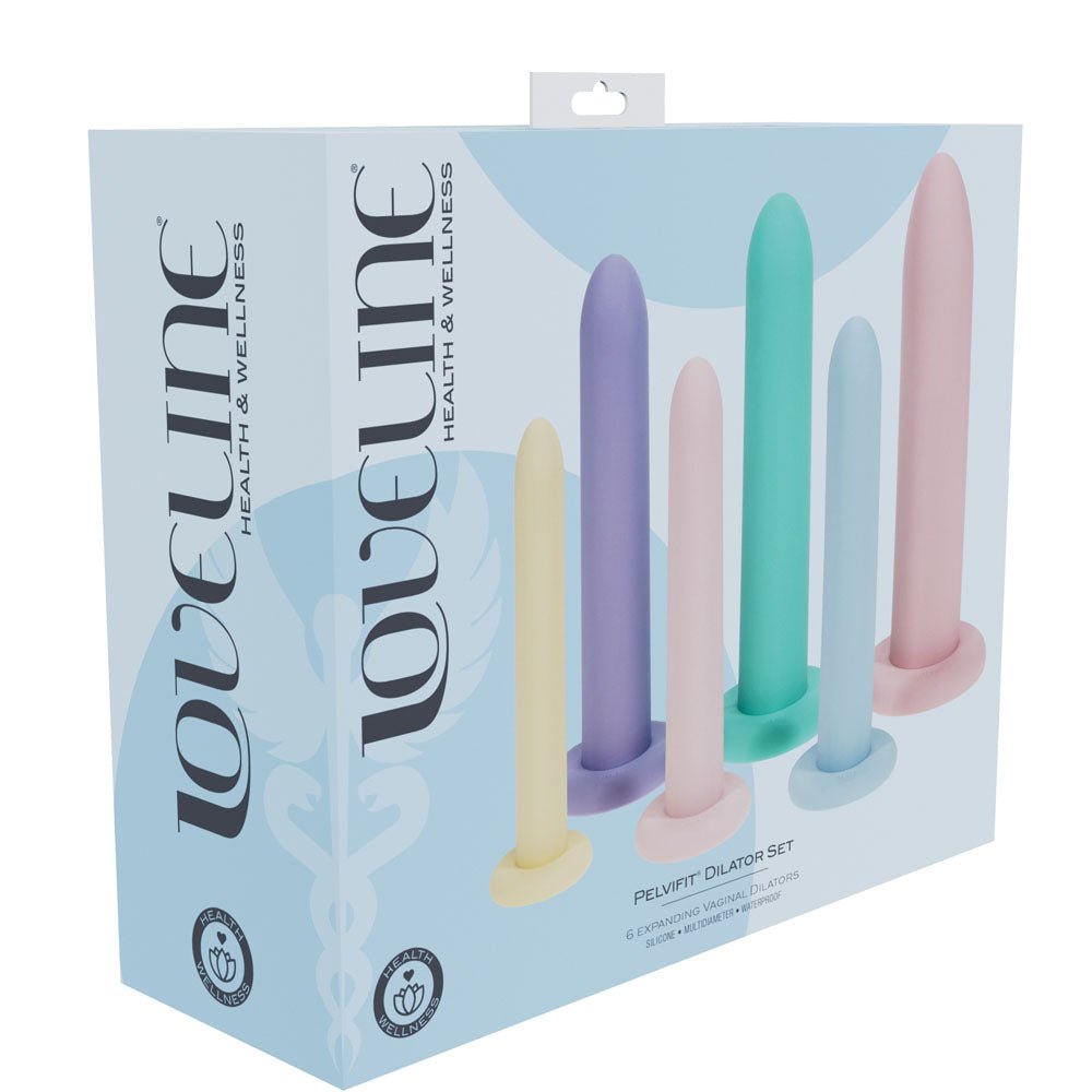 Loveline PelviFit Expanding Vaginal Dilator Set - Coloured - 6 Sizes