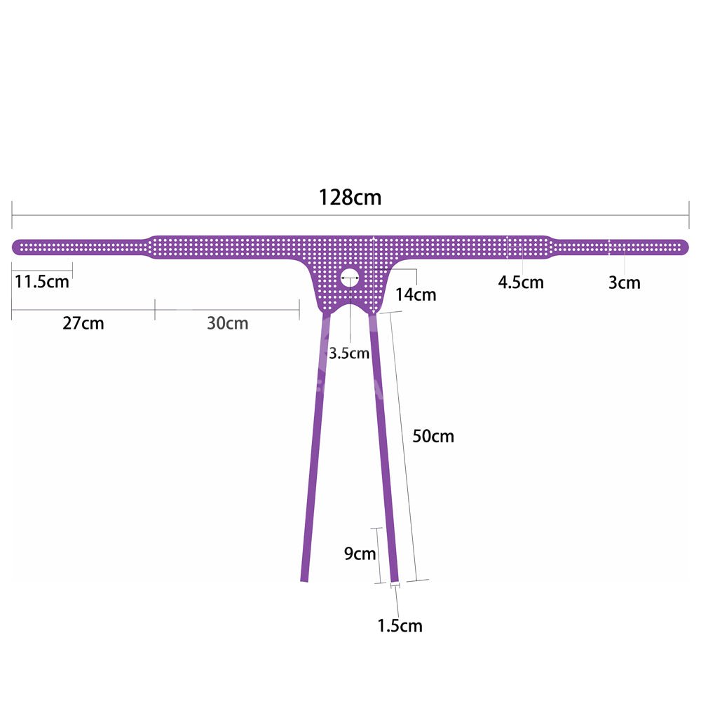 Ingen Easy Adjustable Strap-On Harness - Purple