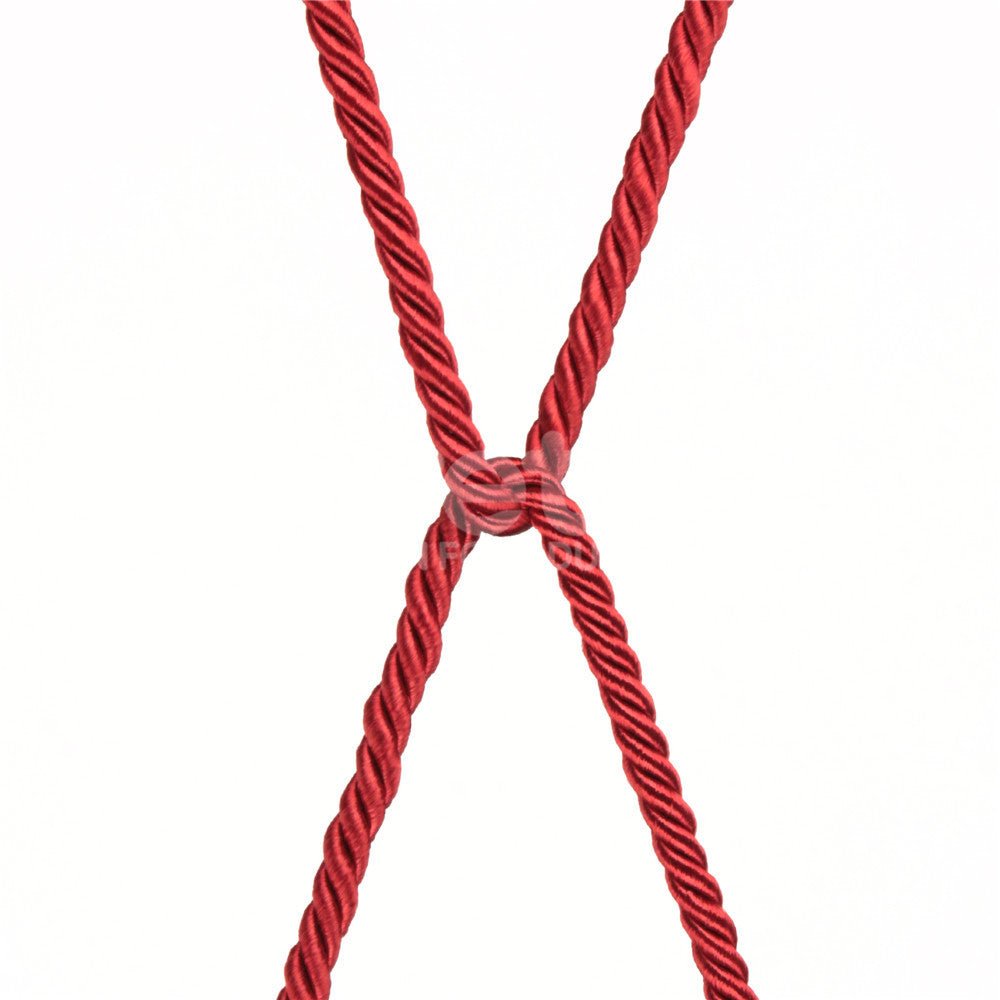 Rebellion Reign Silky Red Bondage Rope - 10 Mtrs