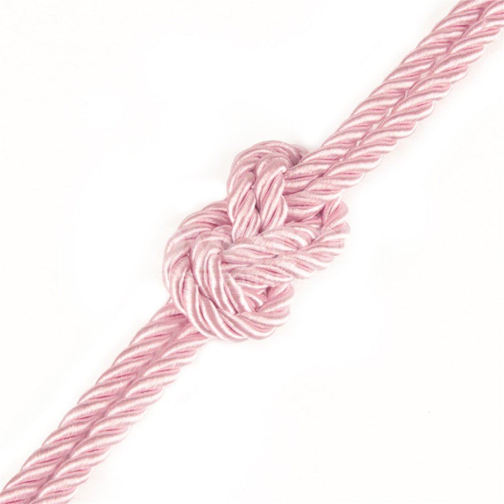 Rebellion Reign Silky Pink Bondage Rope - 10 Mtrs