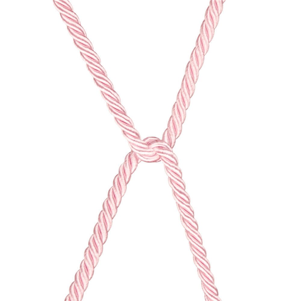 Rebellion Reign Silky Pink Bondage Rope - 10 Mtrs